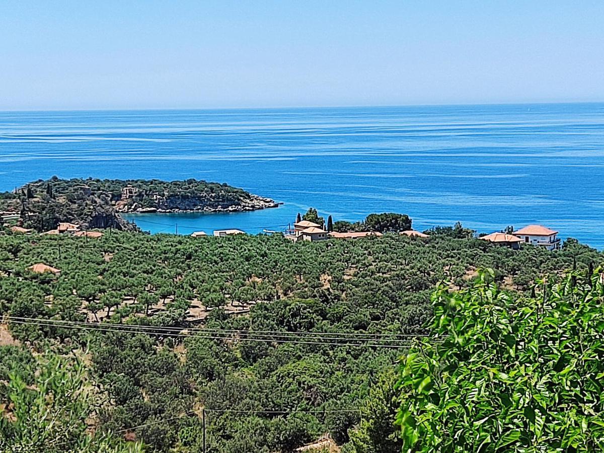 Villa Athina'S Stone House In Kardamyli Exterior foto