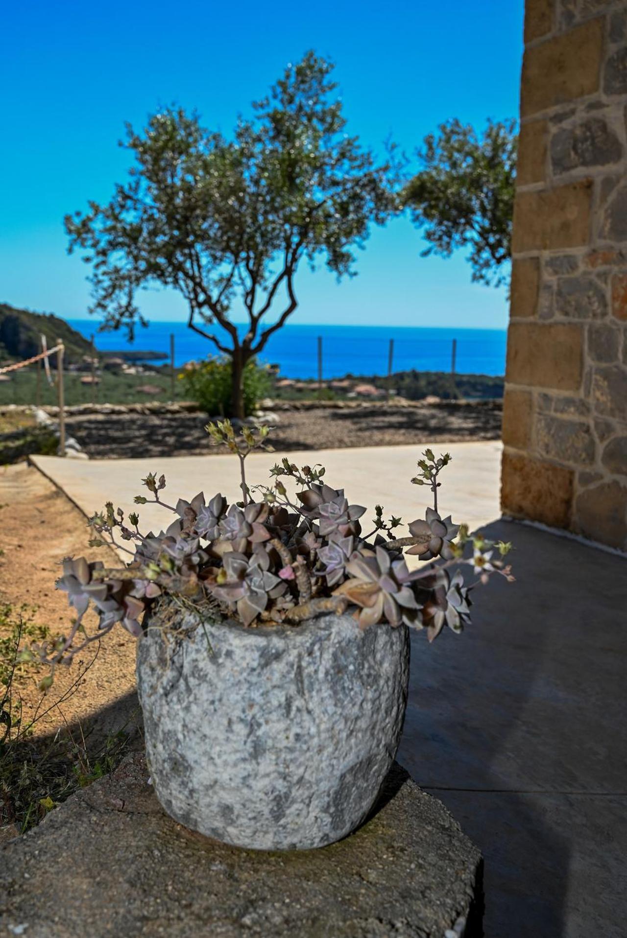 Villa Athina'S Stone House In Kardamyli Exterior foto
